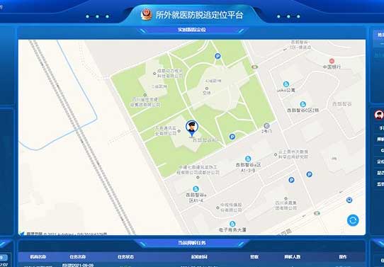 所外就医防脱逃管控平台